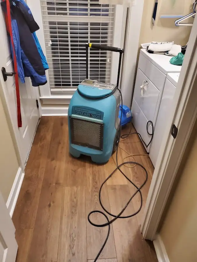 Commercial dehumidifier deployed for Crawl Space Restoration in College Park